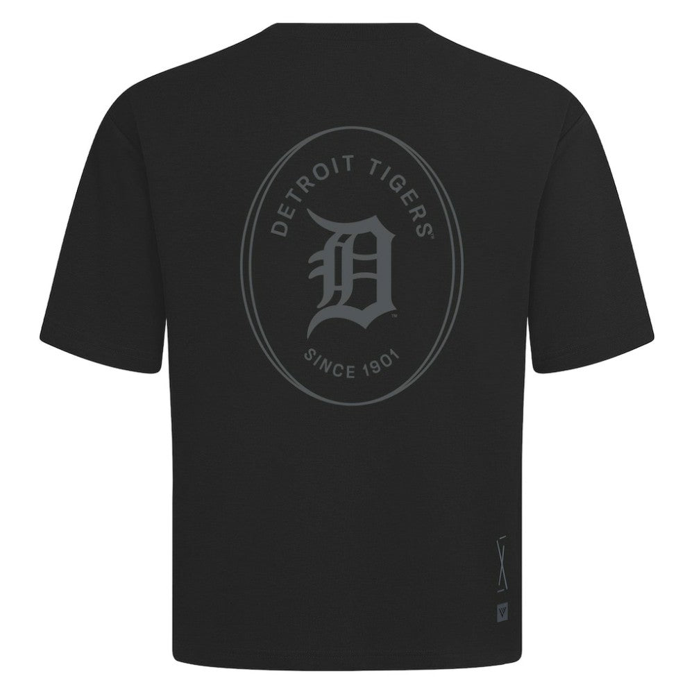 Detroit Tigers Levelwear Register Oversized Luxe Signature Knit T-Shirt - MLB T-shirts
