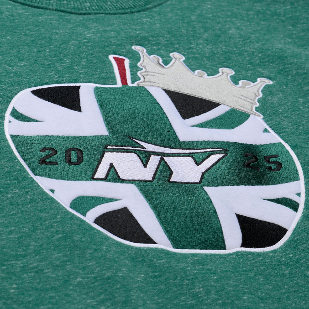 New York Jets Jets In London Throw It Back Fleece Sweatshirt | NFL Outlet