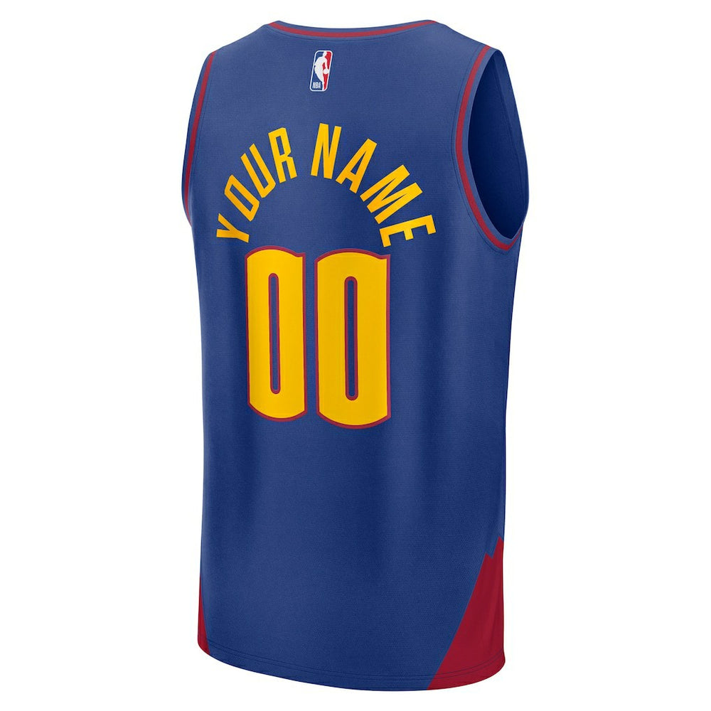 Blue Denver Nuggets Youth Fast Break Custom Replica Jersey sale | NBA
