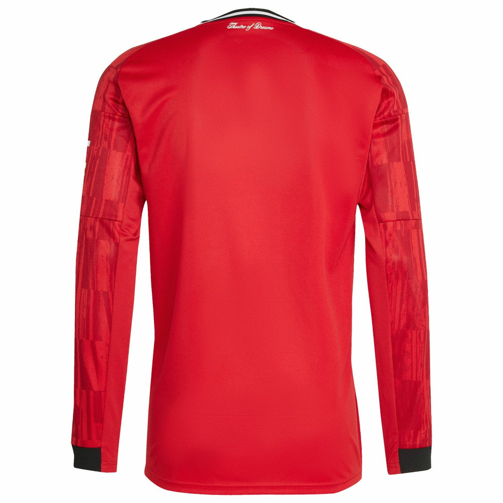 Manchester United Home 2025/26 Replica Long Sleeve Jersey