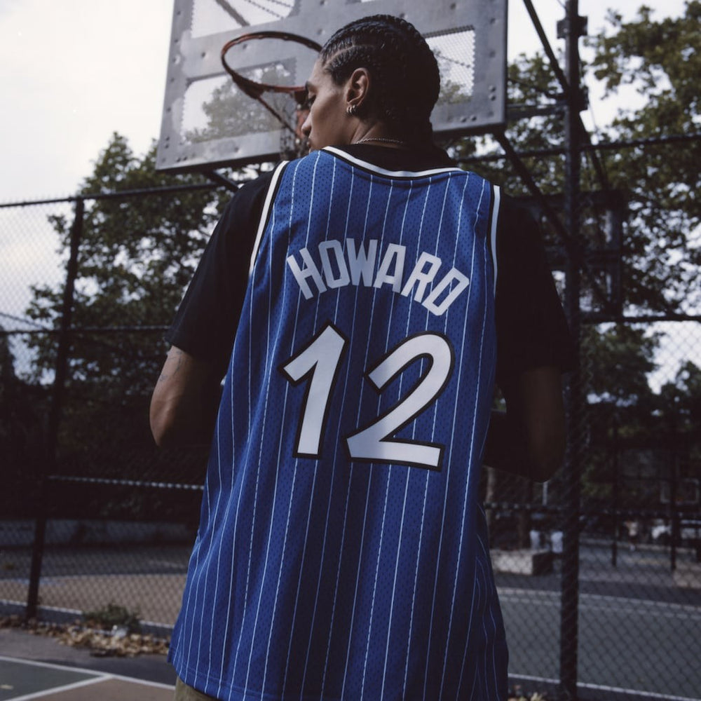 Blue Dwight Howard Orlando Magic 2004/05 Hardwood Classics Hall of Fame Swingman Jersey | NBA