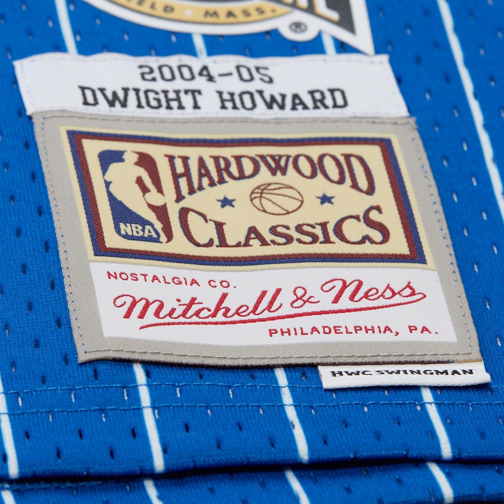 Blue Dwight Howard Orlando Magic 2004/05 Hardwood Classics Hall of Fame Swingman Jersey | NBA