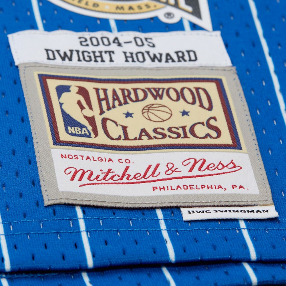 Blue Dwight Howard Orlando Magic 2004/05 Hardwood Classics Hall of Fame Swingman Jersey | NBA