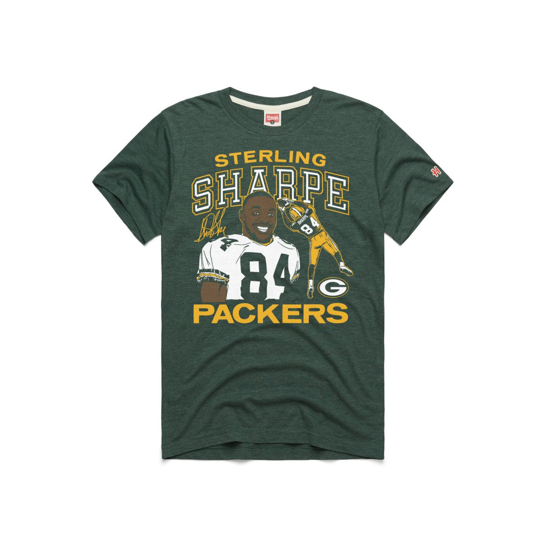 Green Bay Packers Sterling Sharpe  Homage Unisex HOF Player Graphic Tri-Blend T-Shirt | NFL Near me