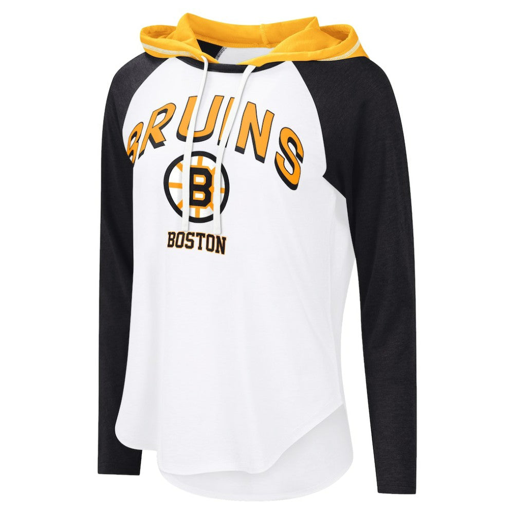 Boston Bruins G-III 4Her by Carl Banks Women's MVP Hooded Long-Sleeve T-Shirt -  NHL T-shirts