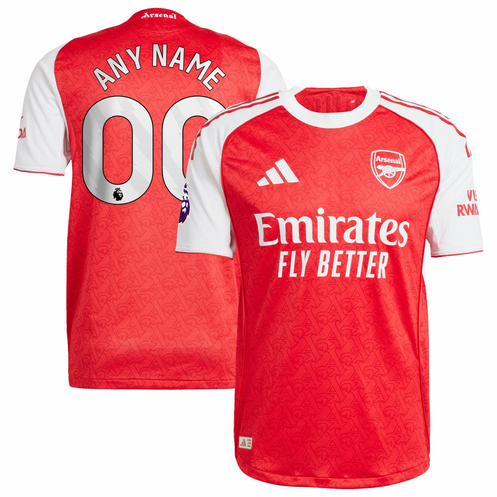 Arsenal 2025/26 Home Custom Jersey