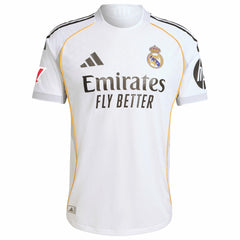 Real Madrid 2025/26 Home Custom Jersey