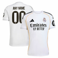 Real Madrid 2025/26 Home Replica Custom Jersey