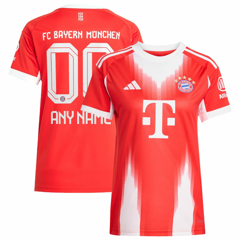 Bayern Munich Women's 2025/26 Home Replica Custom Jersey