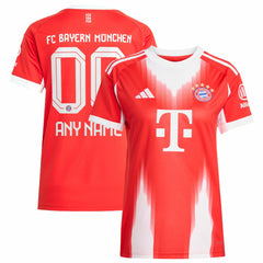 Bayern Munich Women's 2025/26 Home Replica Custom Jersey