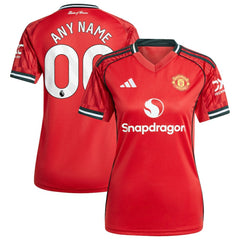 Manchester United Women's Home 2025/26 Custom Replica Jersey