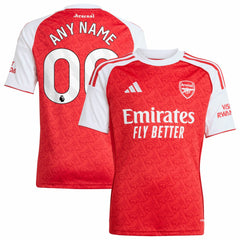 Arsenal Youth 2025/26 Home Replica Custom Jersey