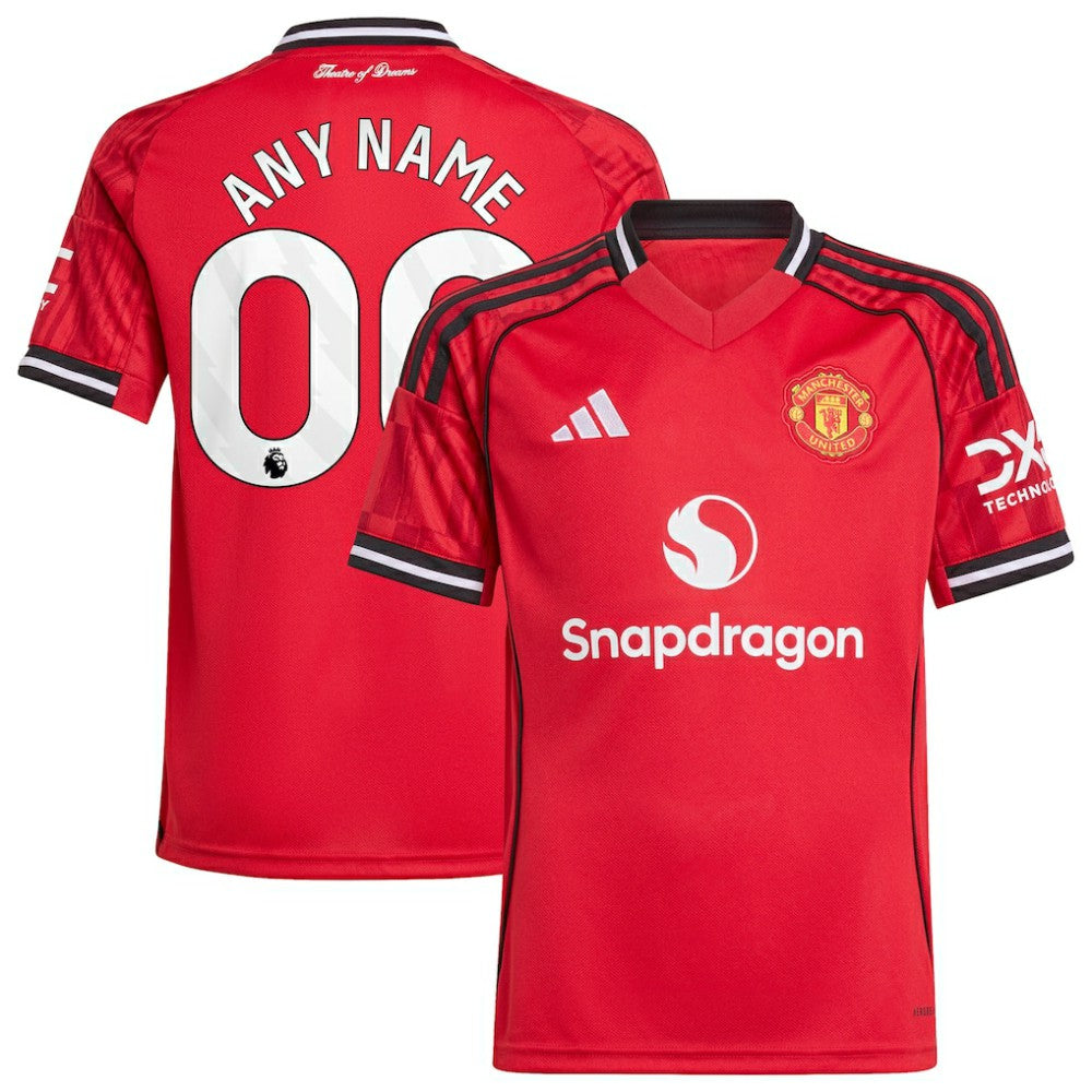 Manchester United Youth Home 2025/26 Custom Replica Jersey