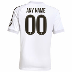 Real Madrid Youth 2025/26 Home Replica Custom Jersey
