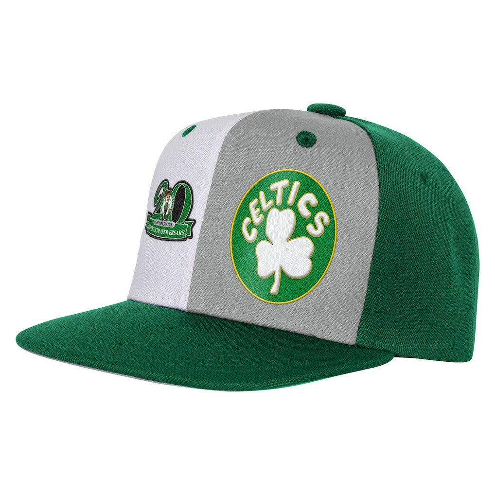 Kelly Green Boston Celtics Youth Anniversary Duo Front Snapback Hat | NBA