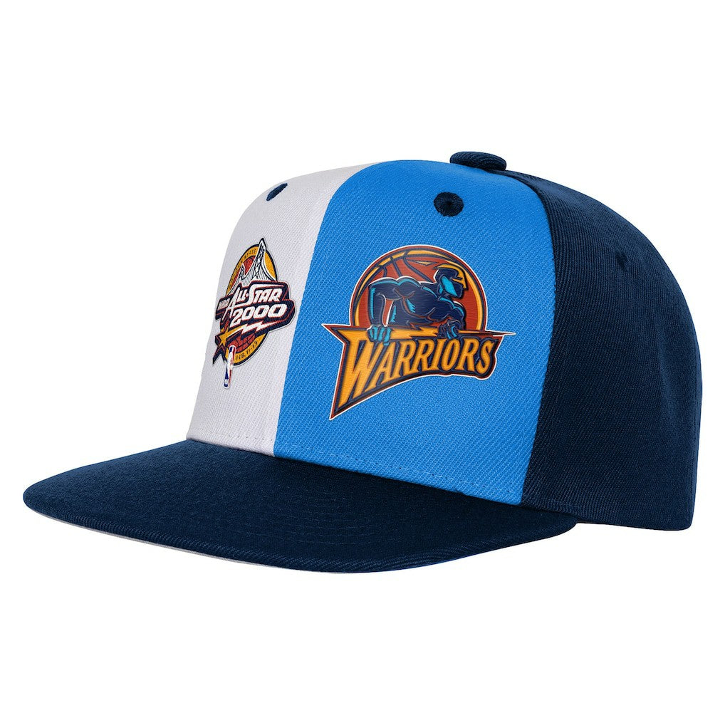 Navy Golden State Warriors Youth 2000 All-Star Game Duo Front Snapback Hat sale | NBA