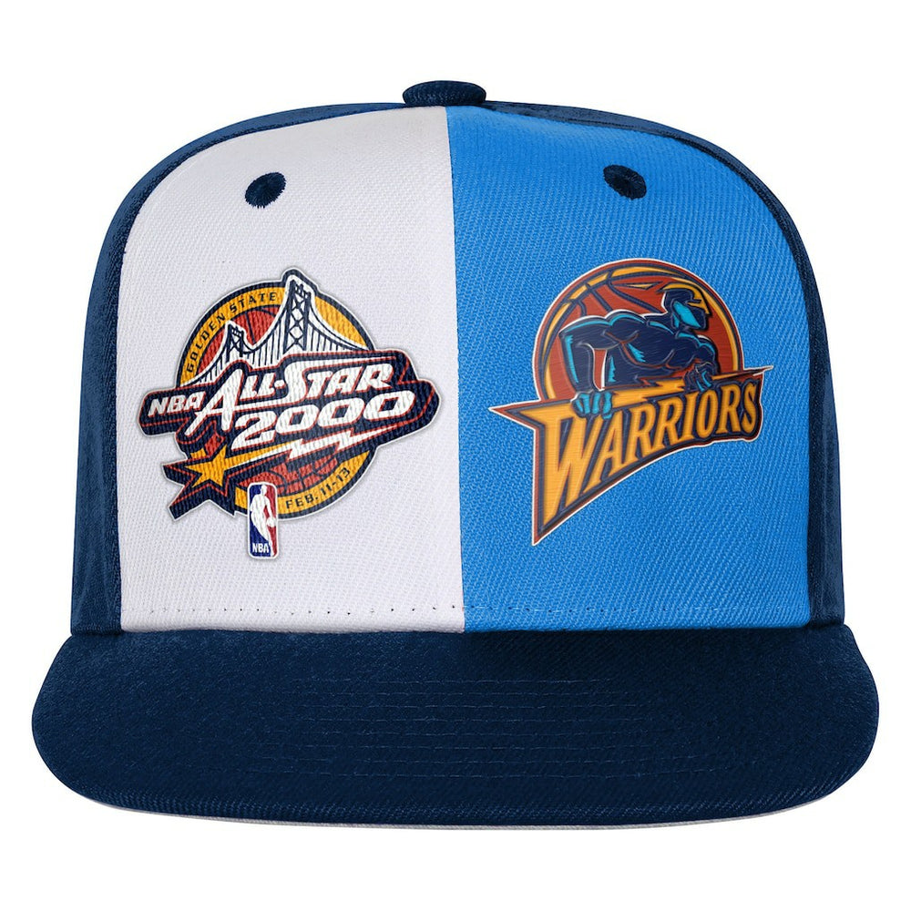 Navy Golden State Warriors Youth 2000 All-Star Game Duo Front Snapback Hat sale | NBA