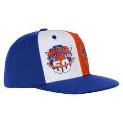 Blue New York Knicks Youth 50th Anniversary Duo Front Snapback Hat | NBA