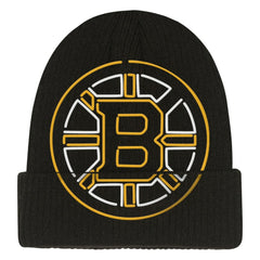 Boston Bruins Mitchell & Ness Youth Neon Line Lights Cuffed Knit Hat -  NHL Hats