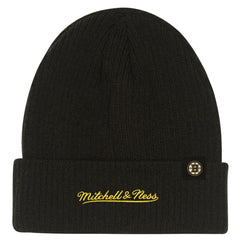 Boston Bruins Mitchell & Ness Youth Neon Line Lights Cuffed Knit Hat -  NHL Hats