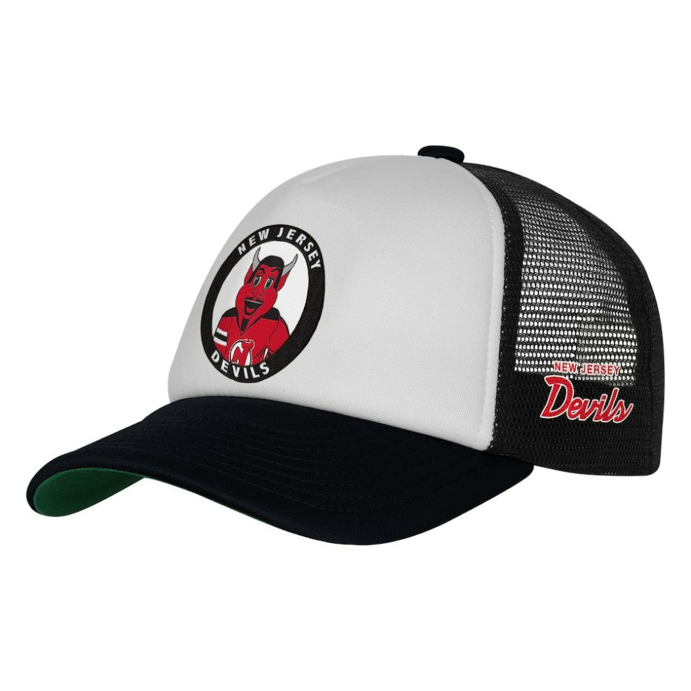 New Jersey Devils Mitchell & Ness Youth Mascot Adjustable Trucker Hat -  NHL Jerseys