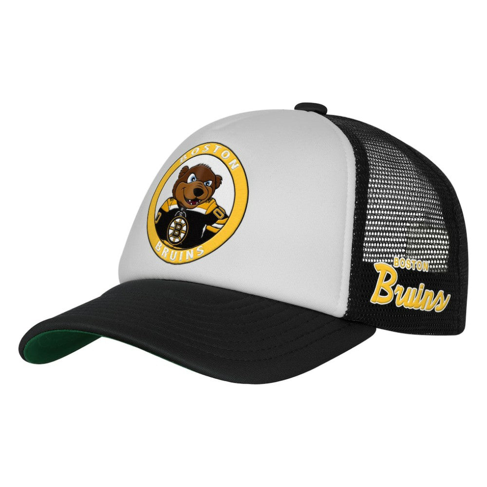 Boston Bruins Mitchell & Ness Youth Mascot Adjustable Trucker Hat -  NHL Hats
