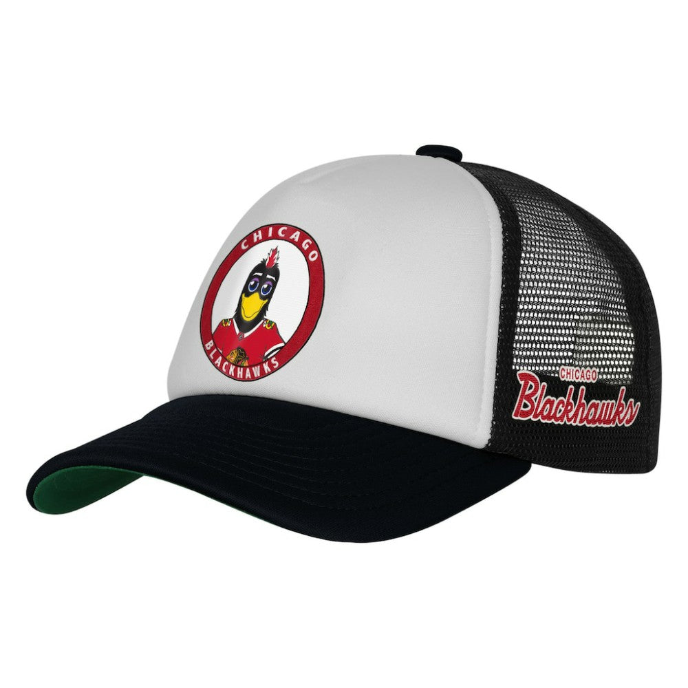 Chicago Blackhawks Mitchell & Ness Youth Mascot Adjustable Trucker Hat -  NHL Hats