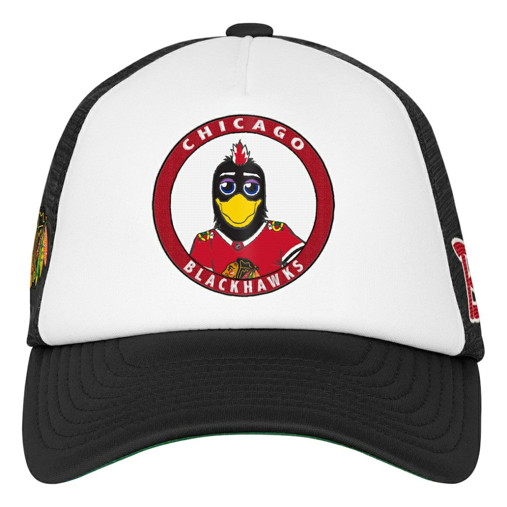 Chicago Blackhawks Mitchell & Ness Youth Mascot Adjustable Trucker Hat -  NHL Hats