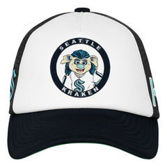 Seattle Kraken Mitchell & Ness Youth Mascot Adjustable Trucker Hat -  NHL Hats