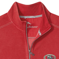 San Francisco 49ers Big & Tall Montego Bay Half-Zip Pullover | NFL Outlet