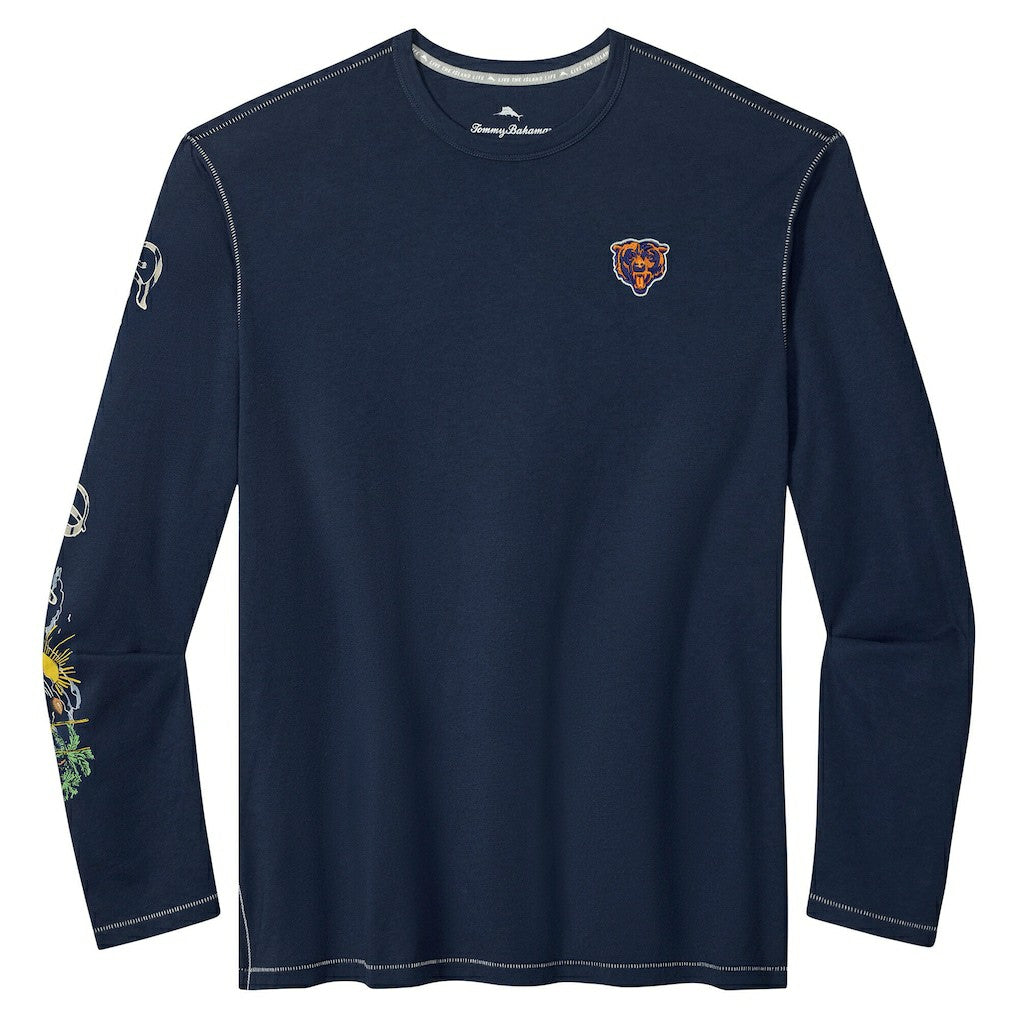 Chicago Bears Oasis Endzone Lux Long Sleeve T-Shirt | NFL Online