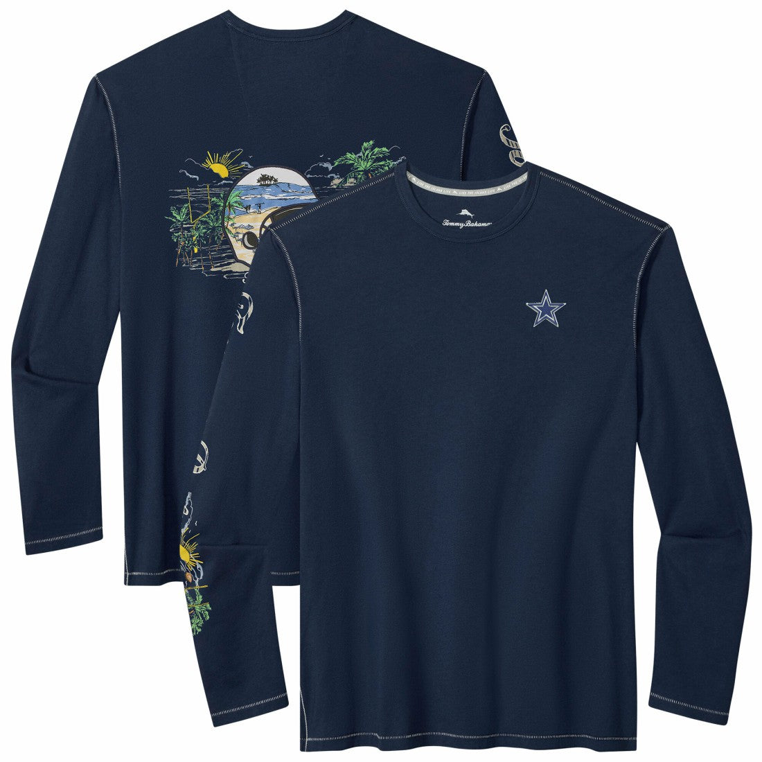 Dallas Cowboys Oasis Endzone Lux Long Sleeve T-Shirt | NFL Hot