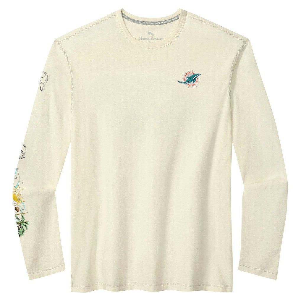 Miami Dolphins Oasis Endzone Lux Long Sleeve T-Shirt | NFL Near me