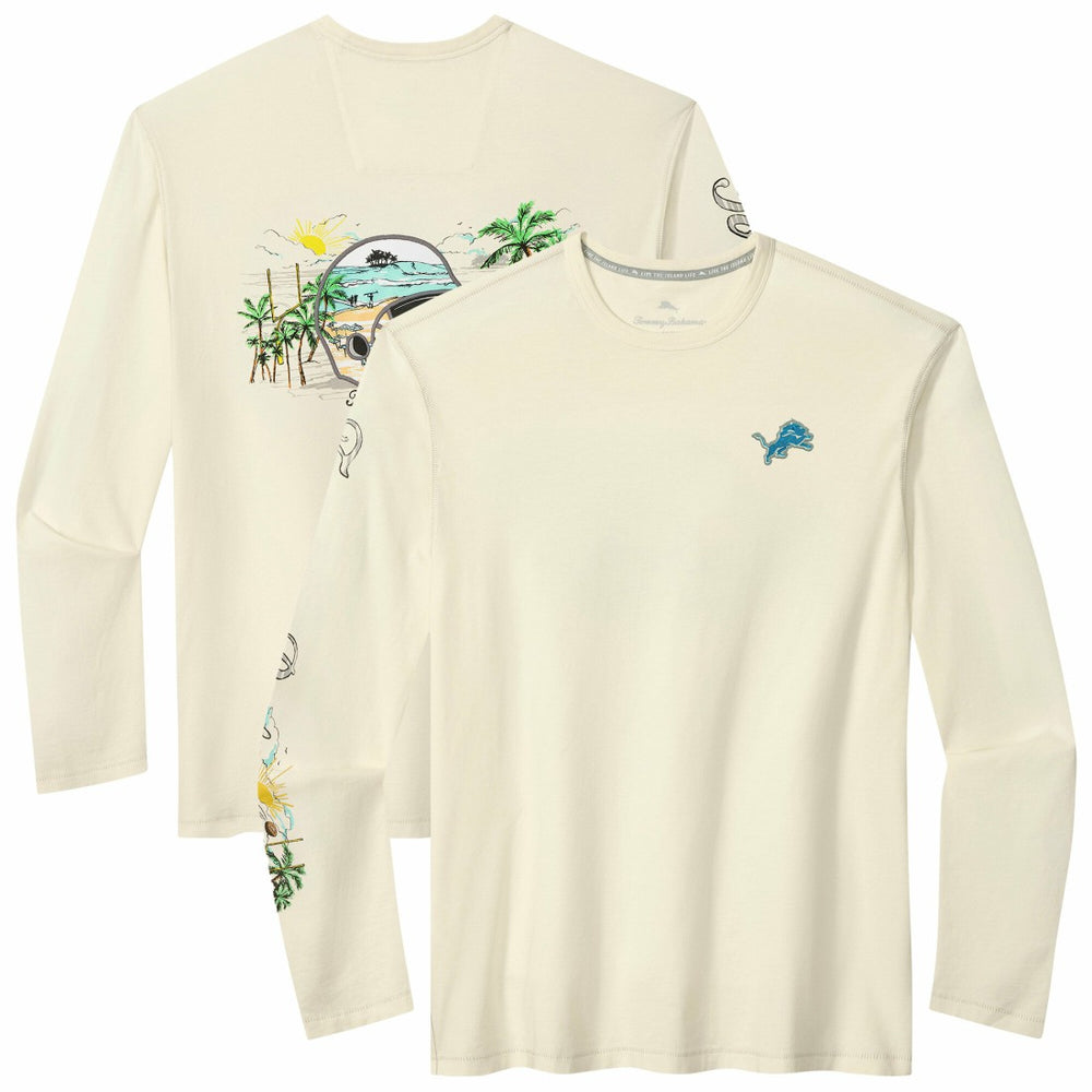 Detroit Lions Oasis Endzone Lux Long Sleeve T-Shirt | NFL Hot