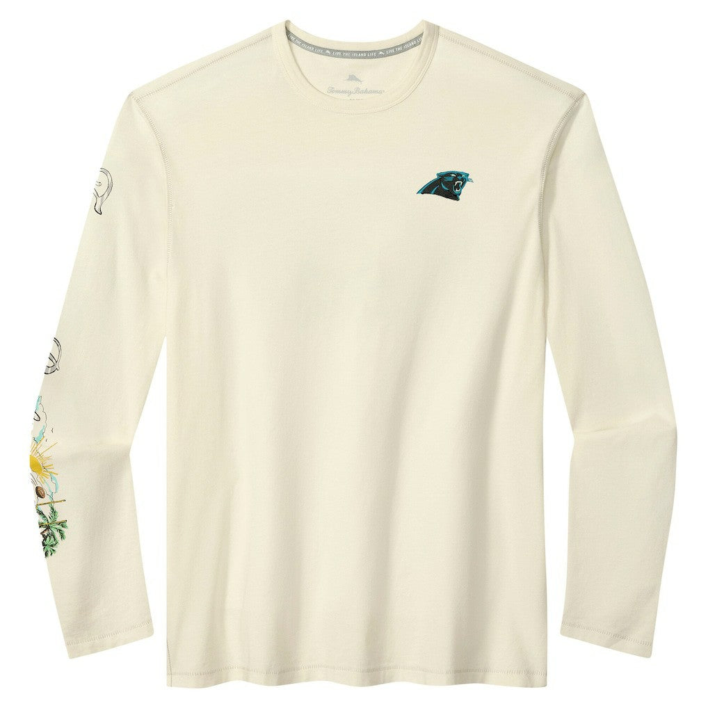 Carolina Panthers Oasis Endzone Lux Long Sleeve T-Shirt | NFL New