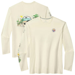 Pittsburgh Steelers Oasis Endzone Lux Long Sleeve T-Shirt | NFL Discount