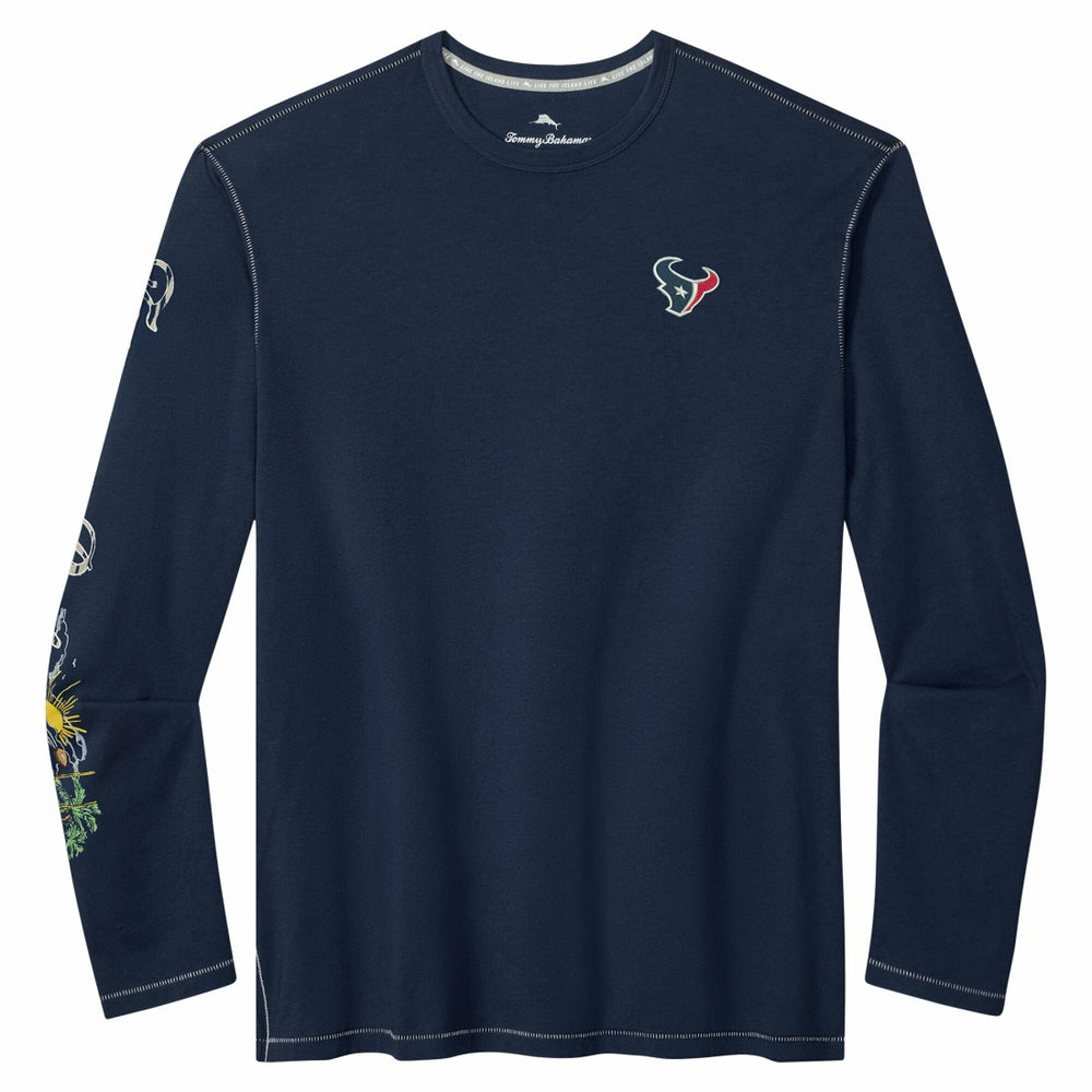 Houston Texans Oasis Endzone Lux Long Sleeve T-Shirt | NFL Discount