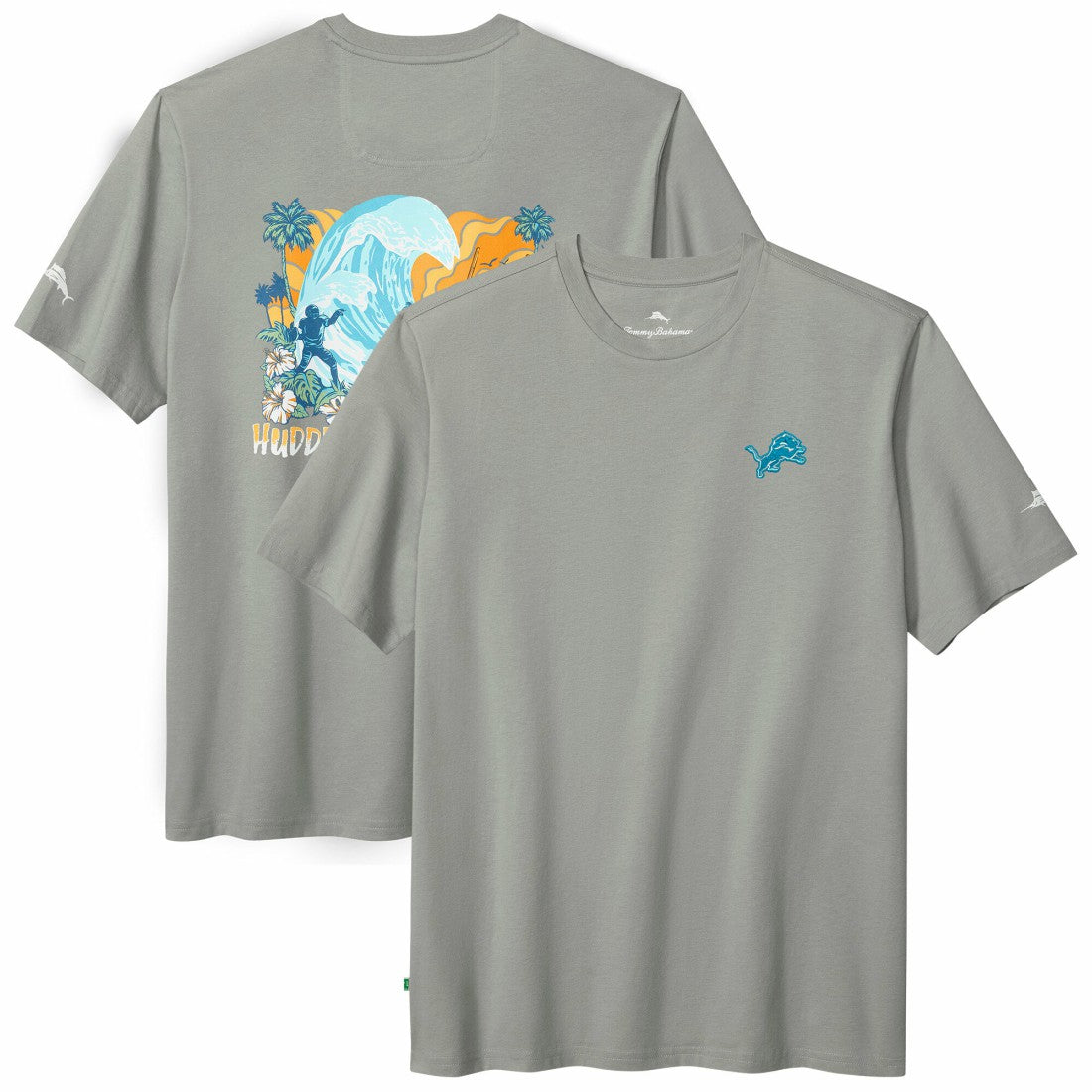 Detroit Lions Huddle & Hang Tens T-Shirt | NFL Near me