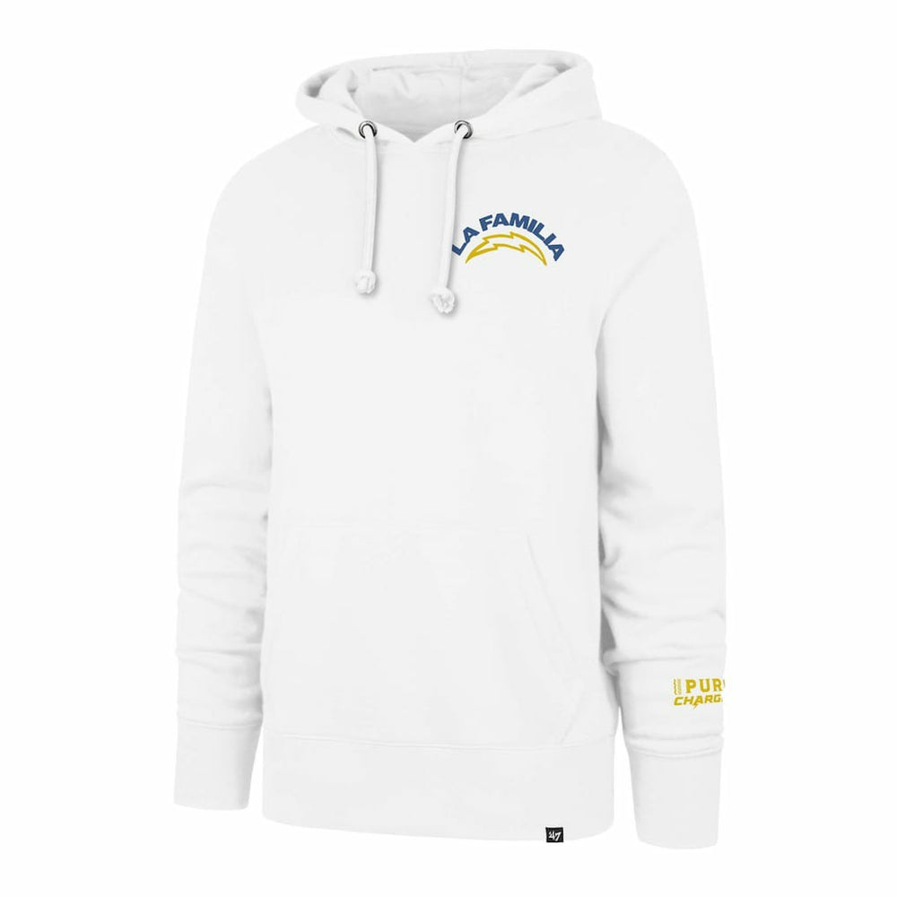 Los Angeles Chargers '47 La Familia Headline Pullover Hoodie | NFL Online