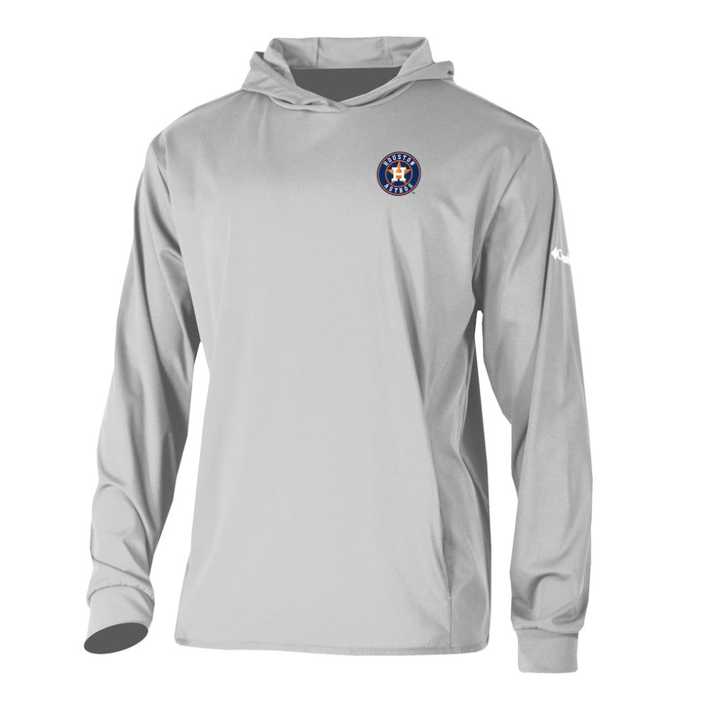 Houston Astros Columbia Long Drive Pullover Hoodie - MLB Hoodies