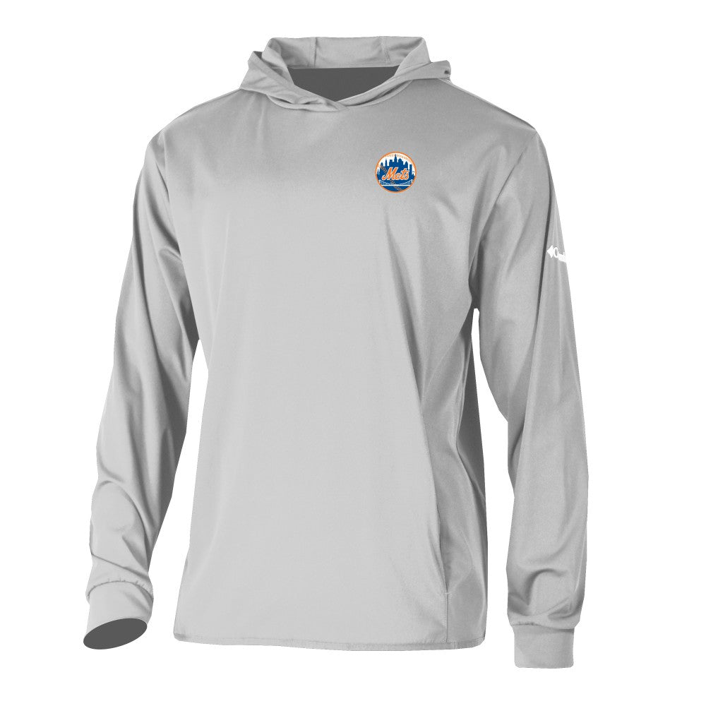 New York Mets Columbia Long Drive Pullover Hoodie - MLB Hoodies