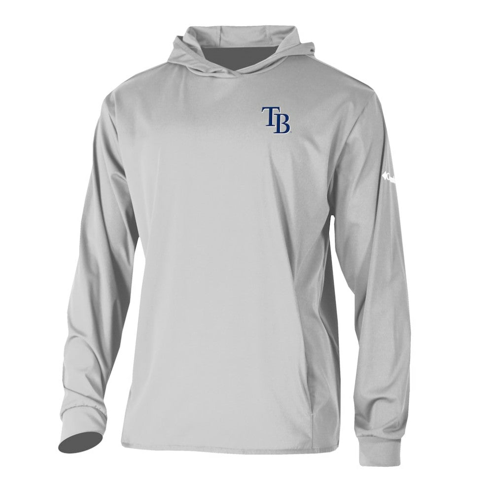 Tampa Bay Rays Columbia Long Drive Pullover Hoodie - MLB Hoodies