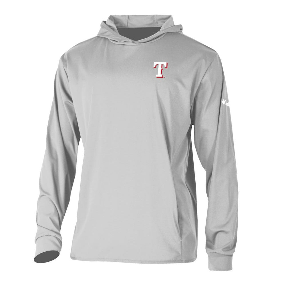 Texas Rangers Columbia Long Drive Pullover Hoodie - MLB Hoodies