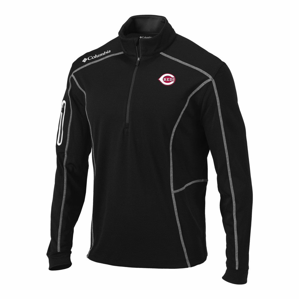 Cincinnati Reds Columbia Omni-Wick Shotgun Quarter-Zip Pullover - MLB Pullover