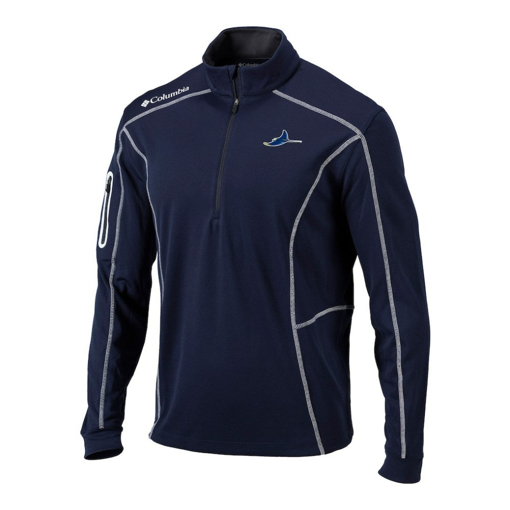 Tampa Bay Rays Columbia Omni-Wick Shotgun Quarter-Zip Pullover - MLB Pullover