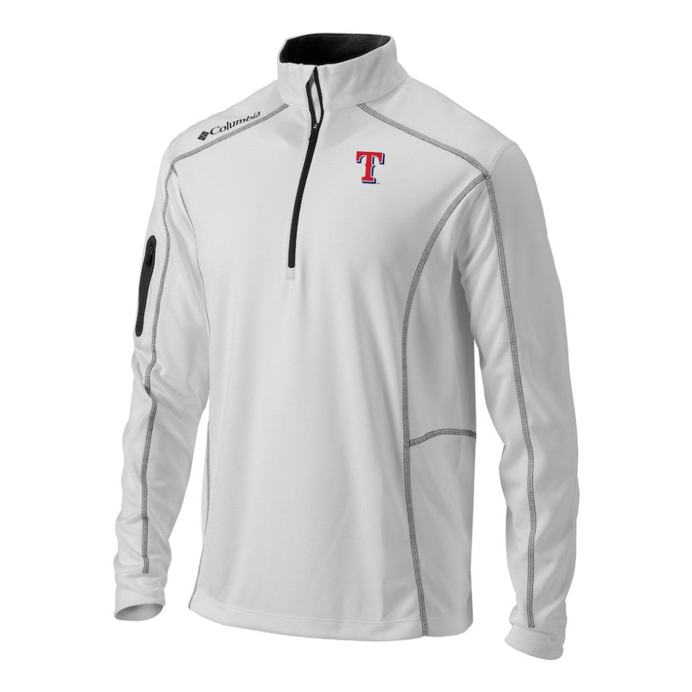 Texas Rangers Columbia Omni-Wick Shotgun Quarter-Zip Pullover - MLB Pullover