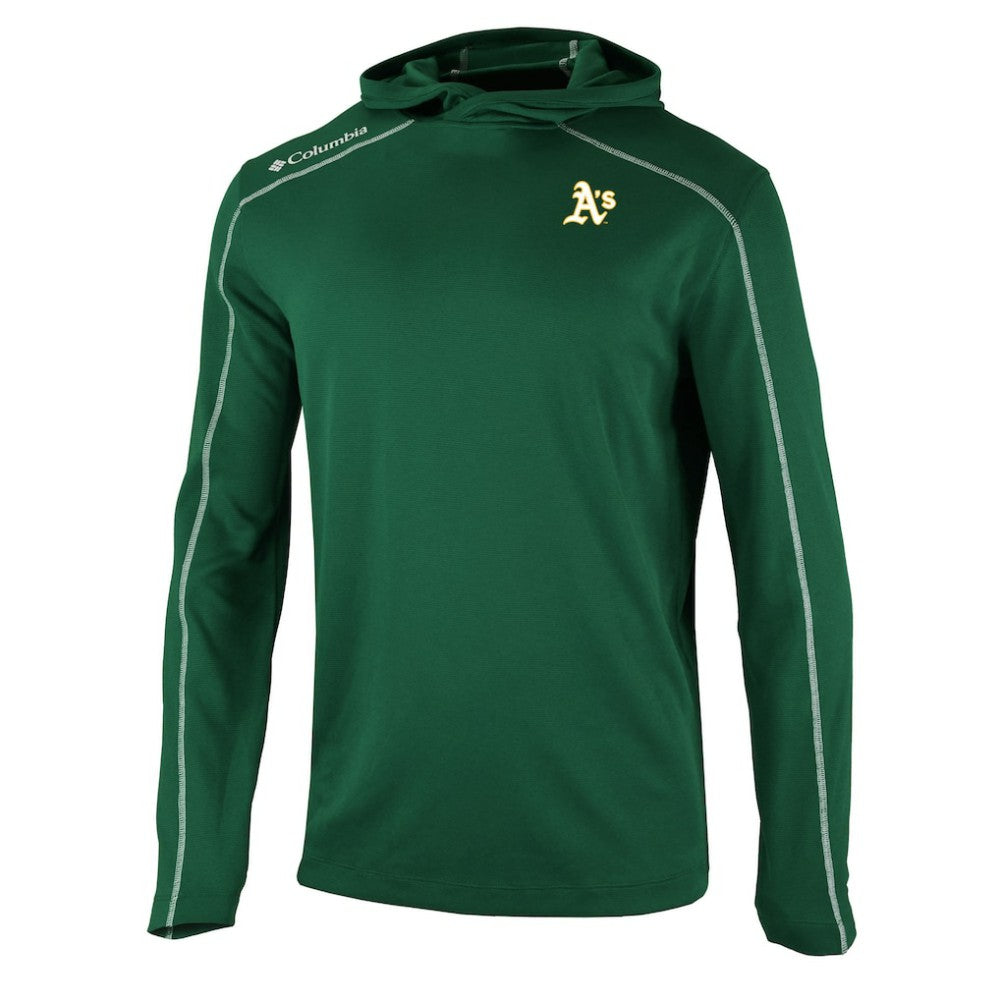 Athletics Columbia Omni-Wick Shotgun Pullover Hoodie - MLB Hoodies