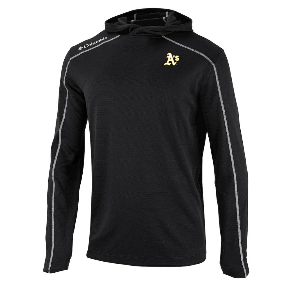 Athletics Columbia Omni-Wick Shotgun Pullover Hoodie - MLB Hoodies