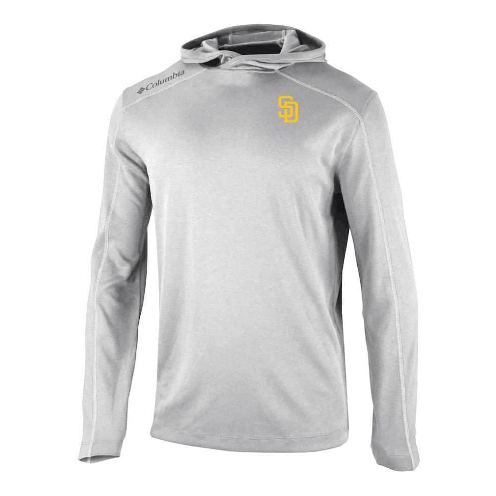 San Diego Padres Columbia Omni-Wick Shotgun Pullover Hoodie - MLB Hoodies