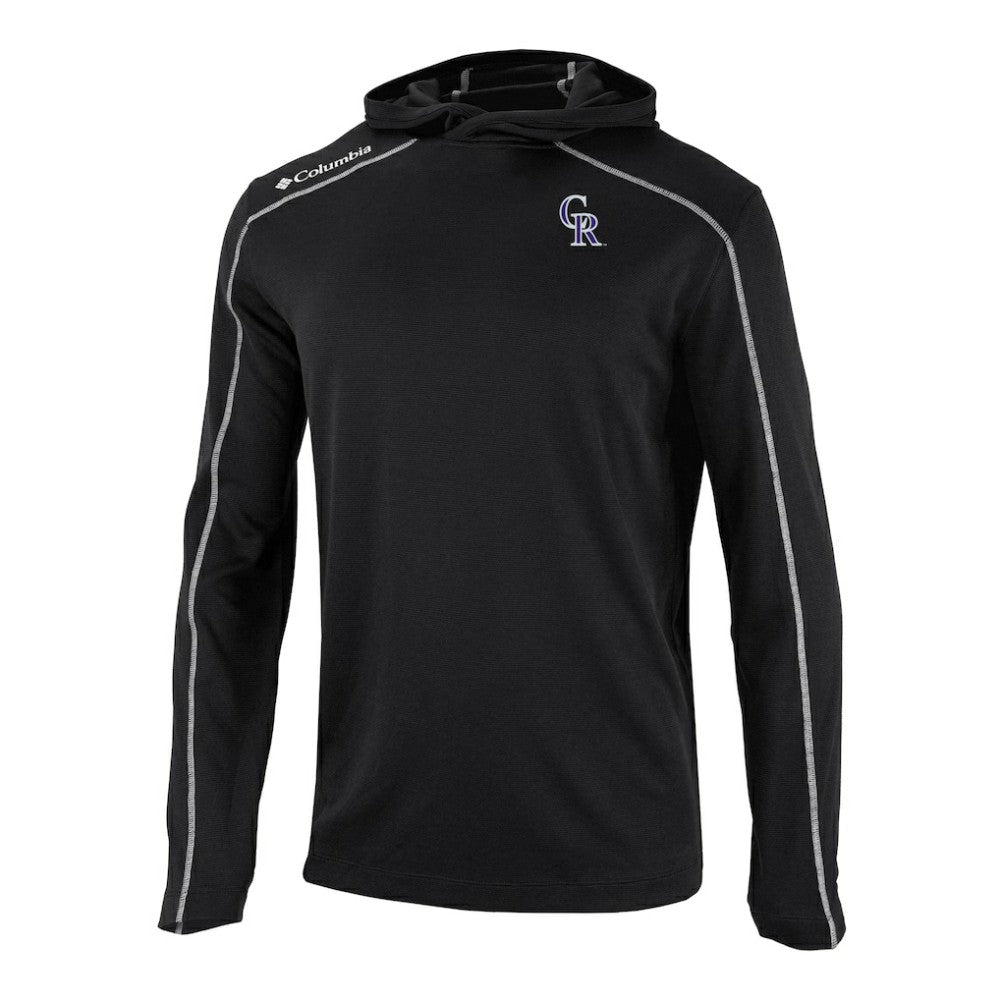 Colorado Rockies Columbia Omni-Wick Shotgun Pullover Hoodie - MLB Hoodies